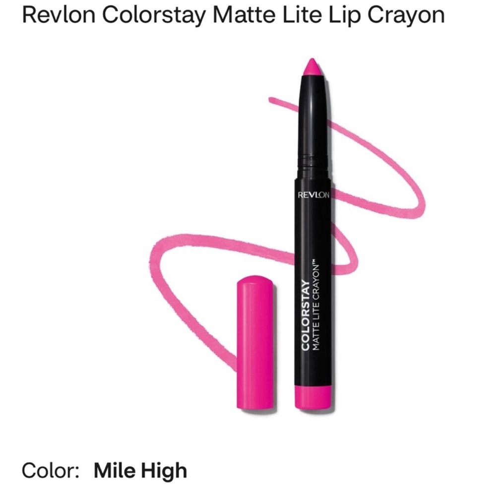 “MILE HIGH” Revlon Colorstay Matte Lite Lip Crayon, 007